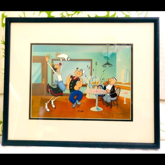 Myron Waldman Other - HAND PAINTED LIMITED EDITION “WIMPY’S CAFE”, SIGNED BY MYRON WALDMAN.